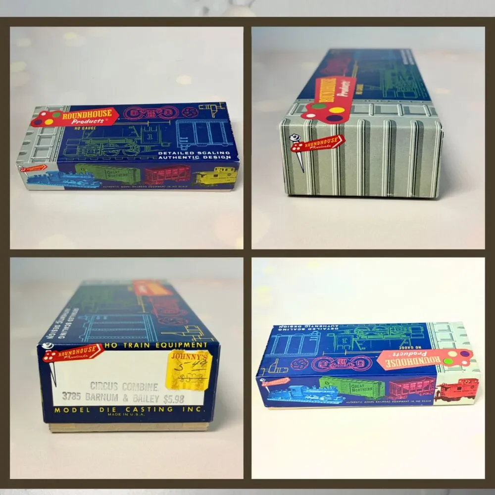 Roundhouse HO Barnum Bailey Circus 3785 3790 3795 Lot 3 Boxed Kits
